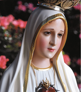 The typical Our Lady of Fatima. 

She is not beautiful, but she is 